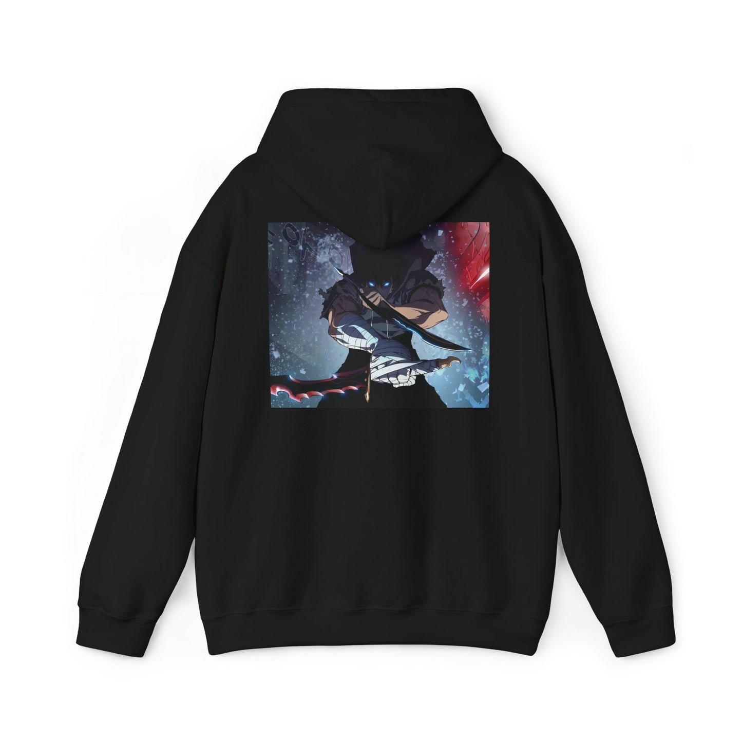 Hooded Sweatshirt - Solo Leveling Graphic Print